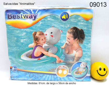 Imagen de SALVAVIDAS ANIMALITOS P/BEBE 81X56CM 12.24